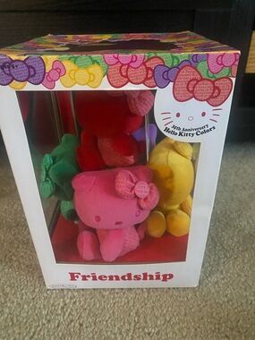 Sanrio Hello Kitty Colors Friendship Plush Set - Pink, Yellow, Green, Red